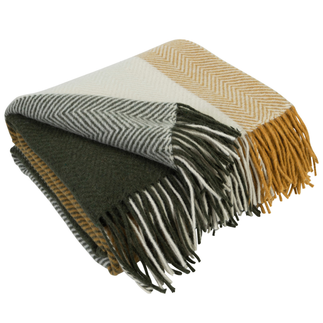 Merino Wool Blanket Squares Gradient