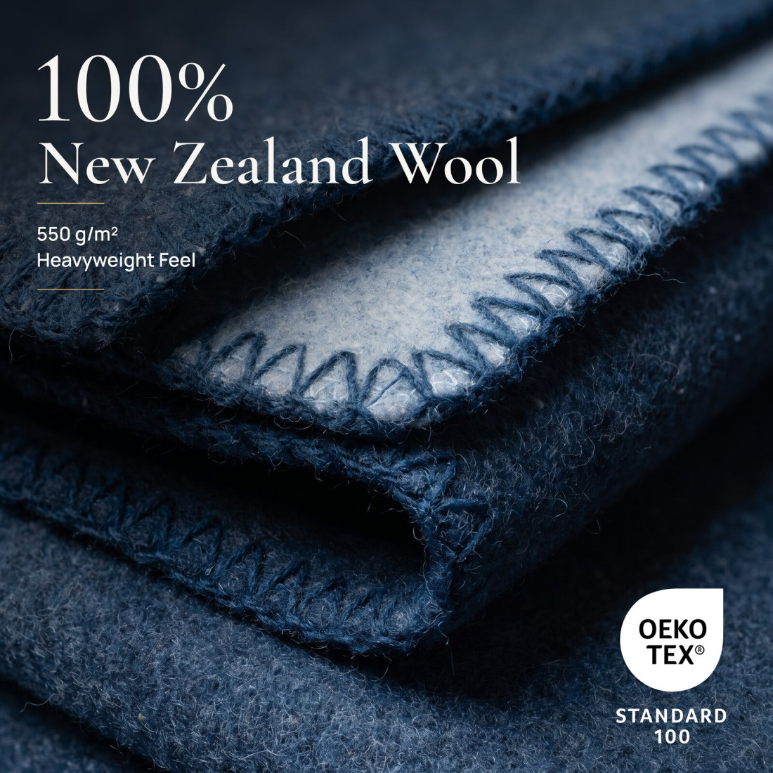 Reversible 100% Wool Blanket · 3