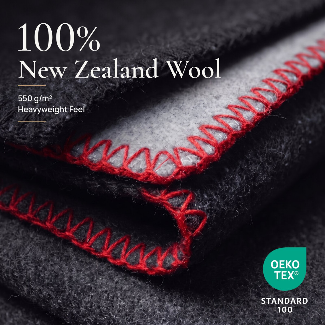 Reversible 100% Wool Blanket · 3