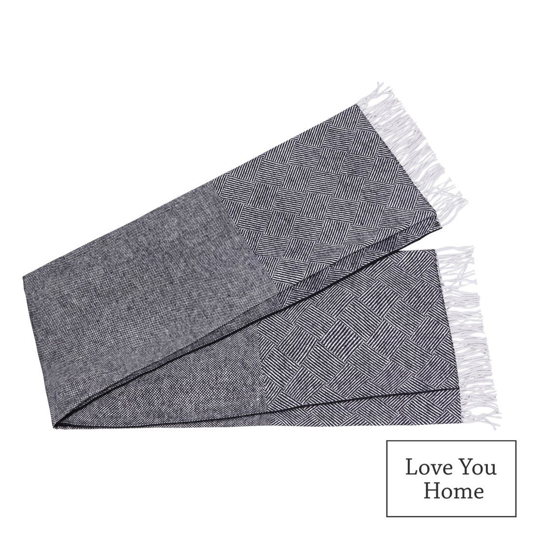 Cotton Blanket Squares & Diamonds · 2