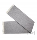 LoveYouHome Romben Merino Wolle Decke-Kuscheldecke Flauschig, Dicke, Grosse passend für Sofa/Bett/Couch (140x200 cm - Grau)