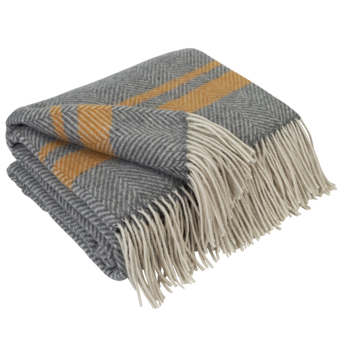 Merino Wool Blanket Stripes
