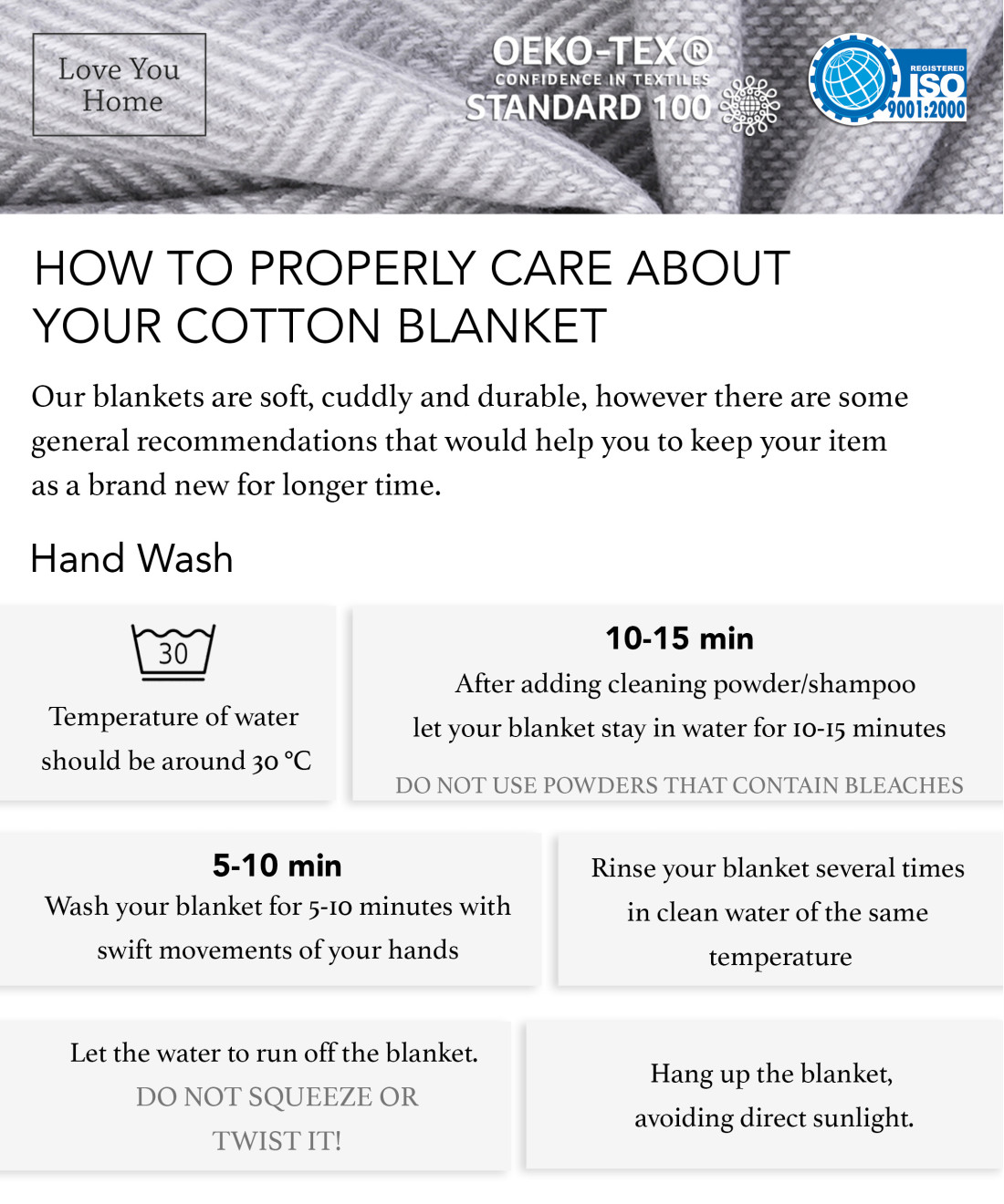 Cotton Blanket Diagonal · 6