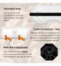 LoveYouHome Seide Schlafmaske-Schlafbrille für Männer und Frauen Bequem Schlafen Größe mit Blackout, mit 4 Ohrenstöpsel und Reisetasche (Graue | 22 Momme)